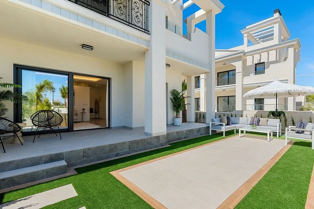 Terrasse - Semi-detached House with Pool in Ciudad Quesada