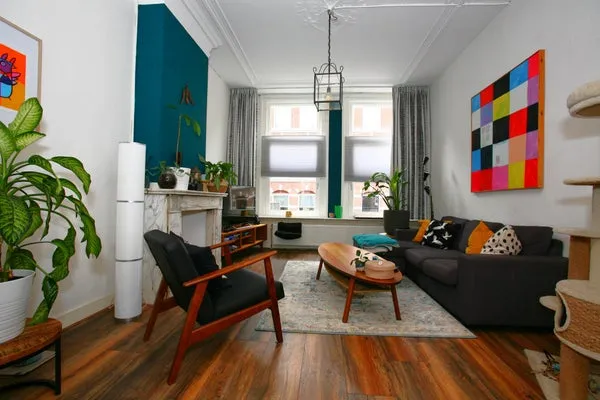Séjour - Apartment with Garden in Duinoord, The Hague