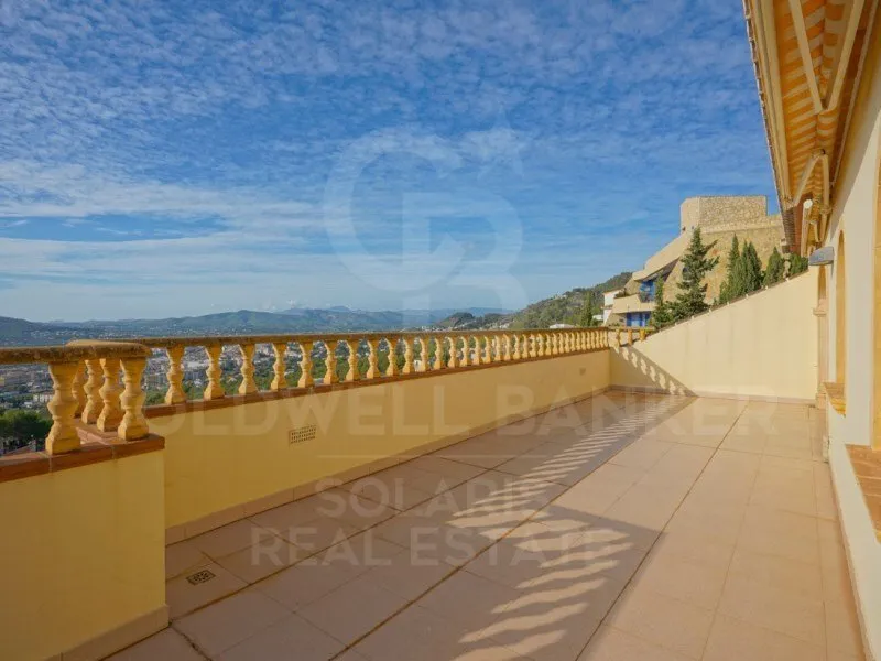 Terrace - Traditional Villa with Panoramic Views in Javea