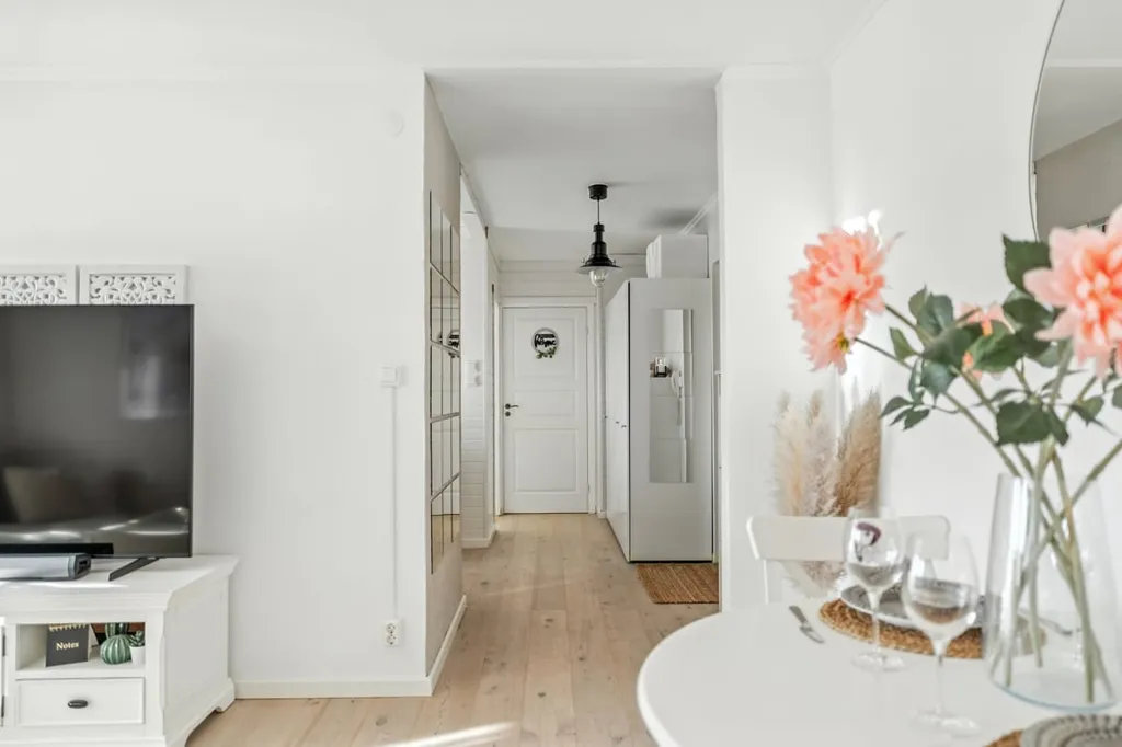 Séjour - Two-Bedroom with Glazed Balcony in Göteborg