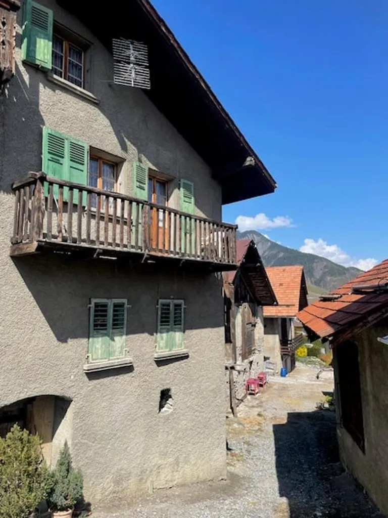 Esterno - Casa con vista montagna e giardino ad Erde