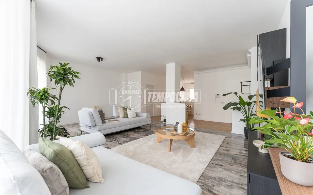 Séjour - Rustic-Style Apartment with Balcony in Milan