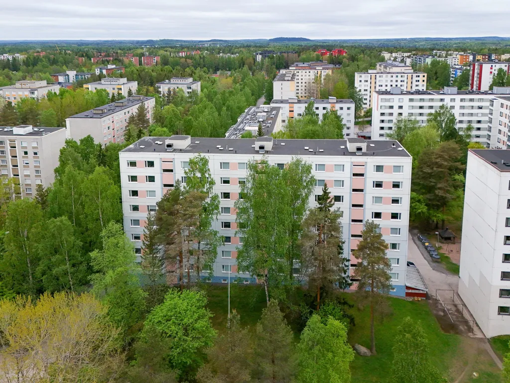 Vue aérienne - Spacious Apartment with West-Facing Balcony in Tampere