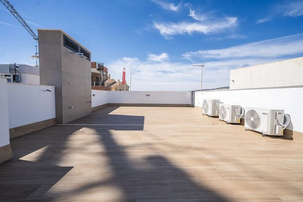 Terrass - Modern Mediterranean Chalet with Golf Course View in Algorfa