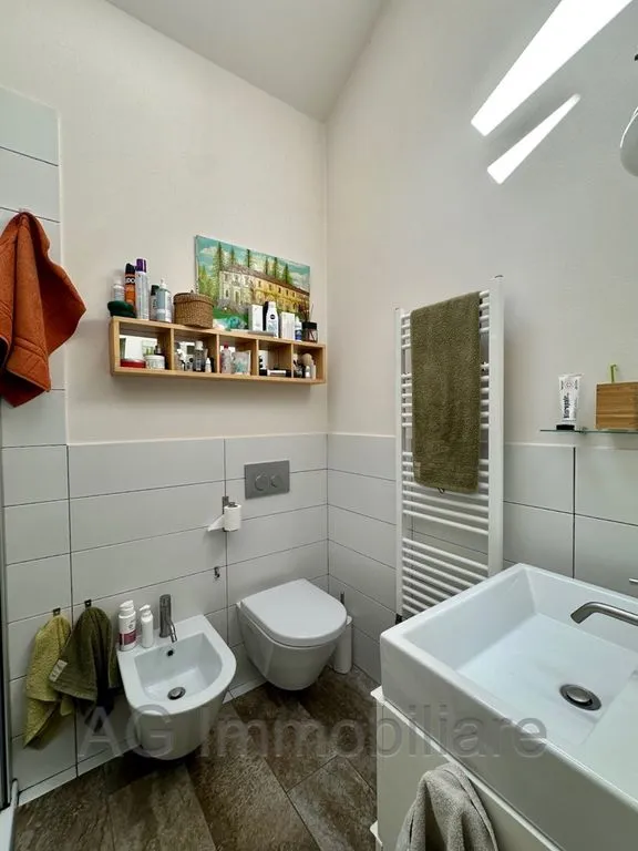 Bathrooms - Rear-Converted Attico with Balcony in Verbania