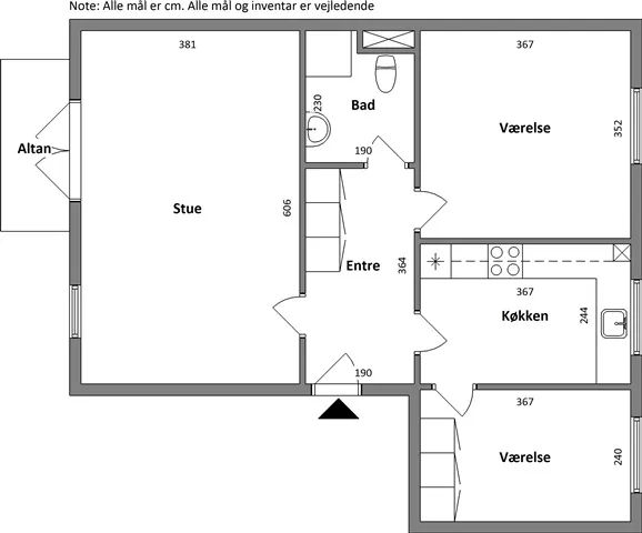 Planimetria - Apartment with Pets Allowed in Vejle