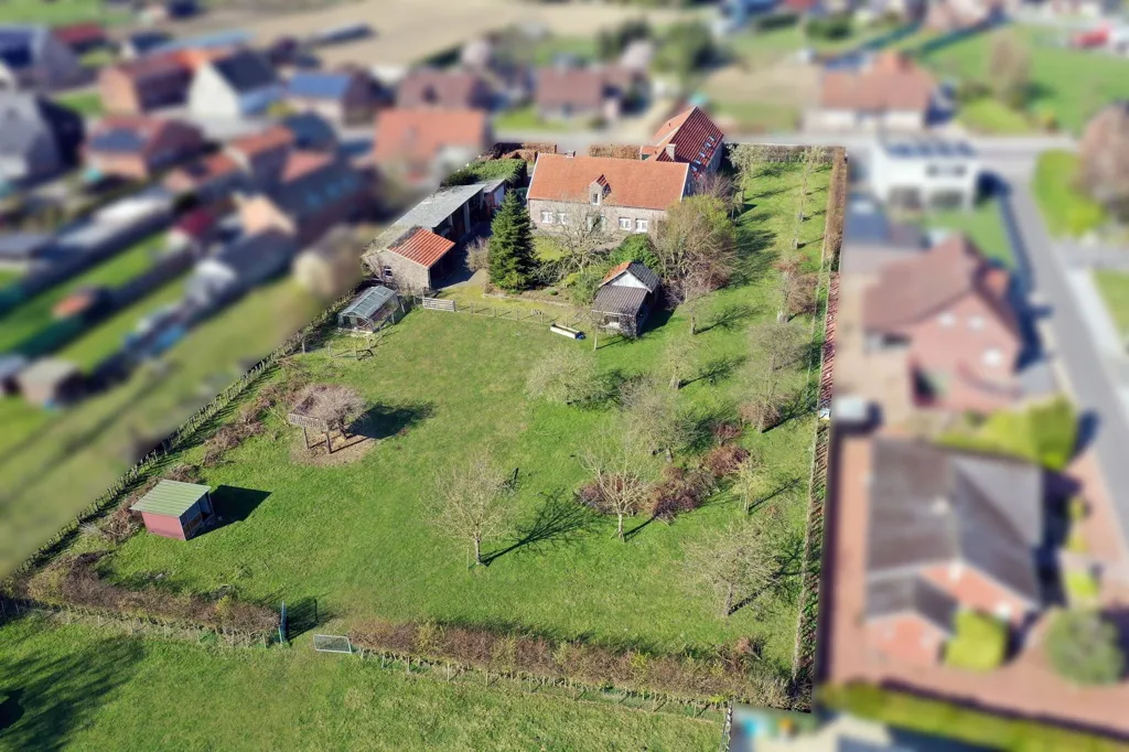 Vista aerea - Characterful Farmhouse with Stables in Dilsen-Stokkem