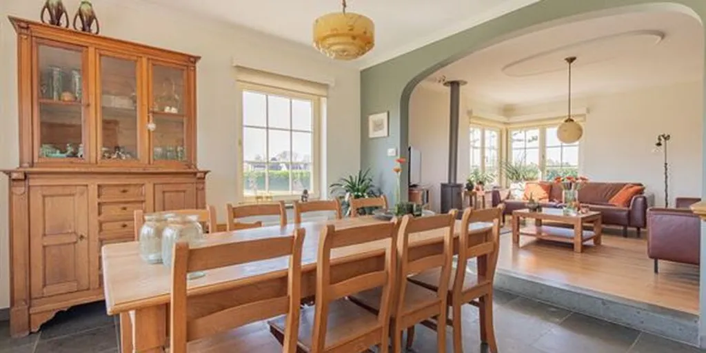 Salle à manger - Villa avec Jardin et Vue sur les Prairies à Breendonk