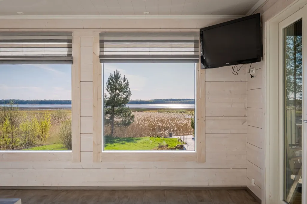 Living Room - Cottage with Sauna in Ridasjärvi