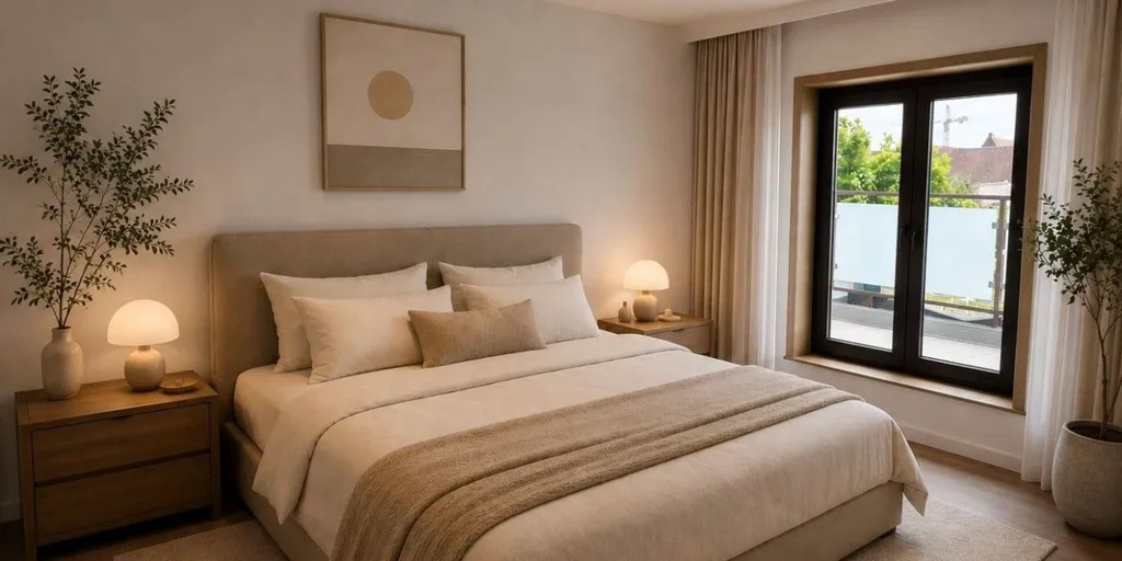 Chambres - Appartement énergétique avec terrasse à Kortrijk