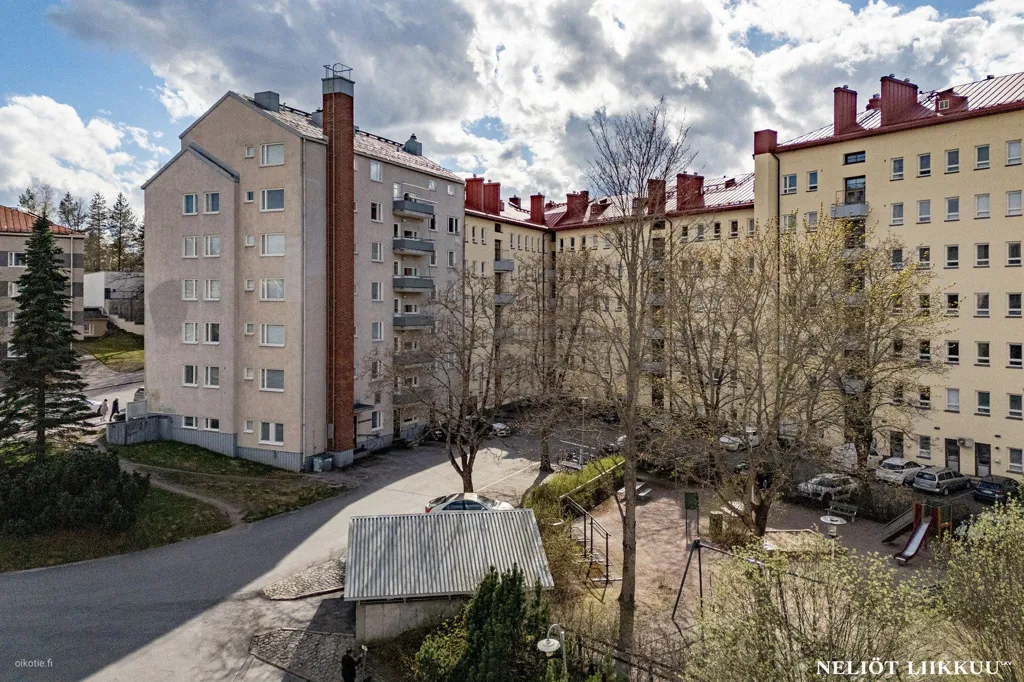 Vue aérienne - Studio avec terrasse et vue sur la ville