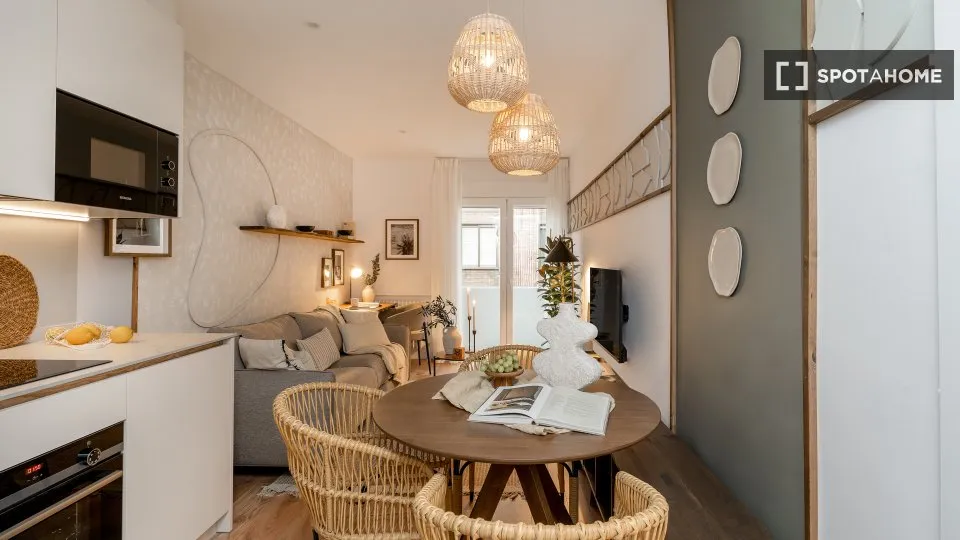 Sala da pranzo - 1-Bedroom Apartment with Balcony in Lista, Madrid