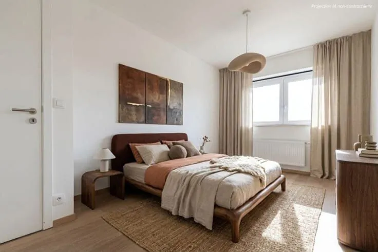 Chambres - Immeuble Neuf de 6 Appartements à Blegny