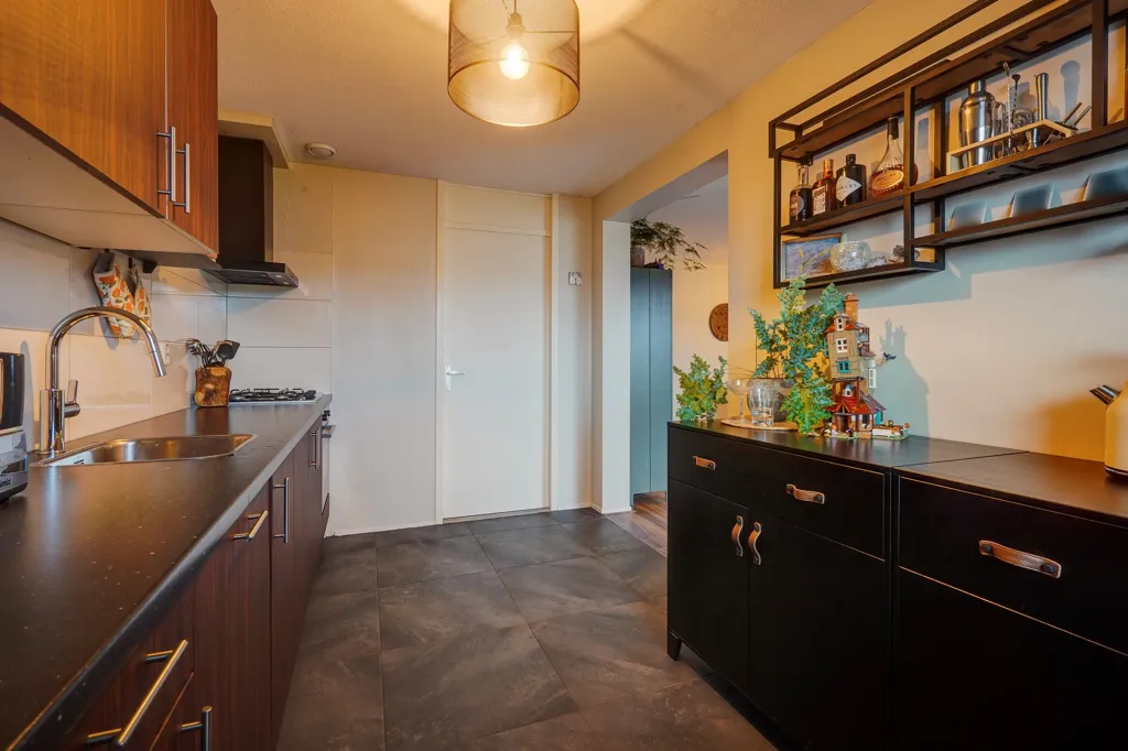 Köök - Apartment with Sea View in Scheveningen