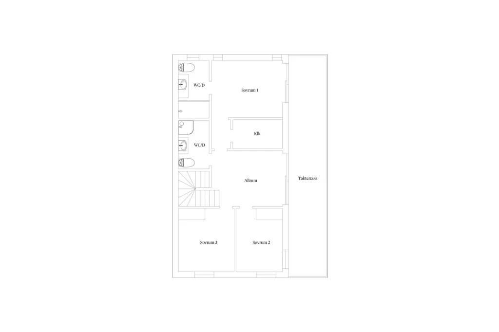 Planimetria - Modern Duplex with Sea View and Rooftop Terrace