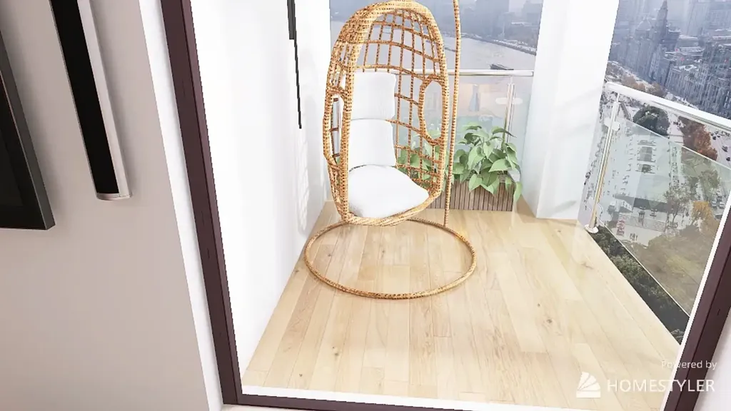 Balcon - New Class A4 Apartment with Terrace in Florence