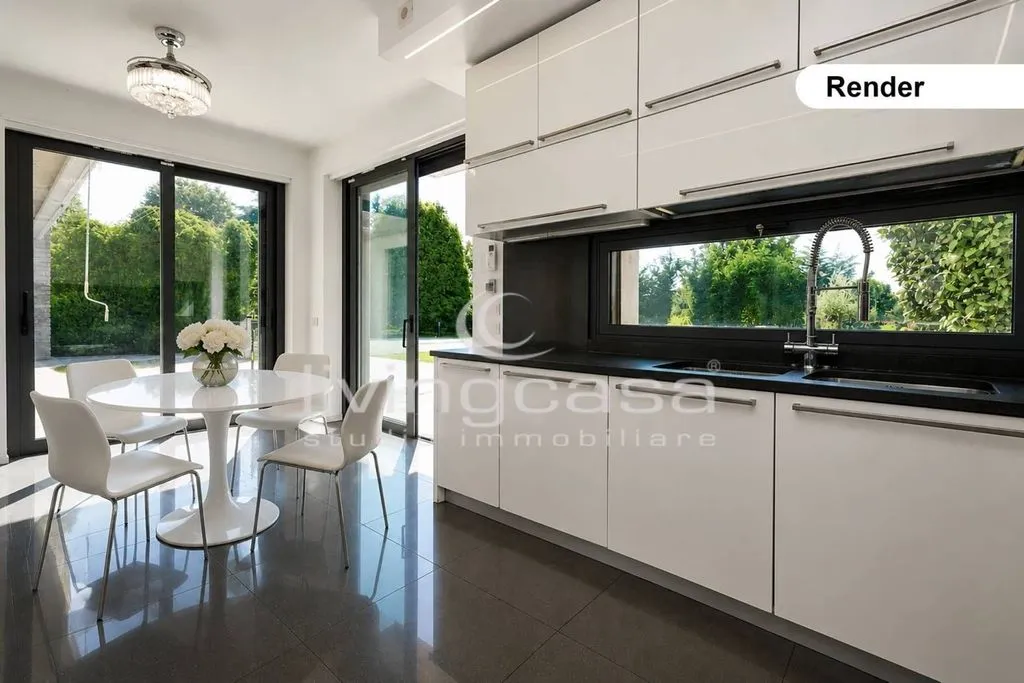 Cuisine - Luxury Villa with Panoramic Tower in Besana in Brianza
