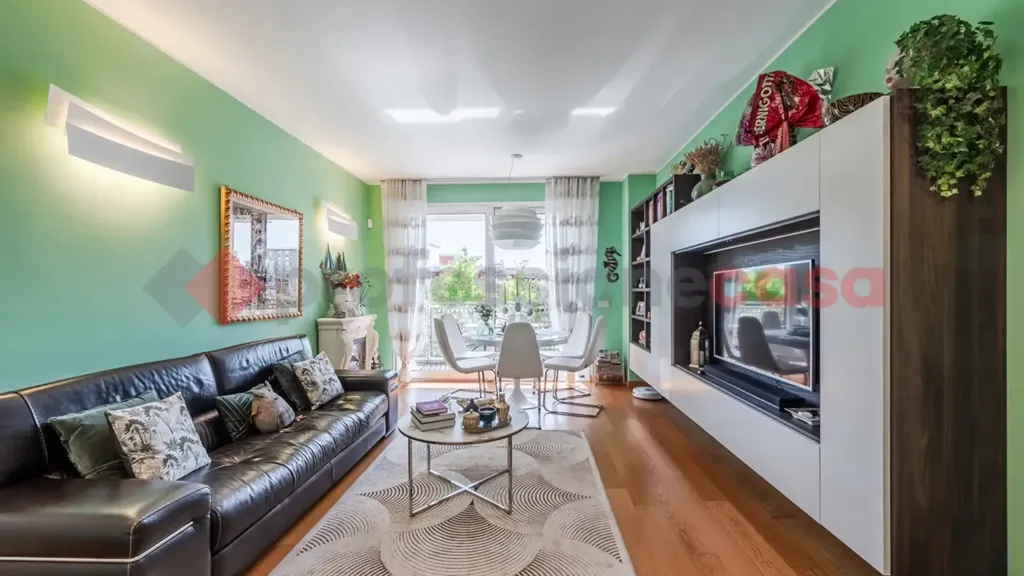 Soggiorno - Modern 3-Bedroom Apartment in Buccinasco