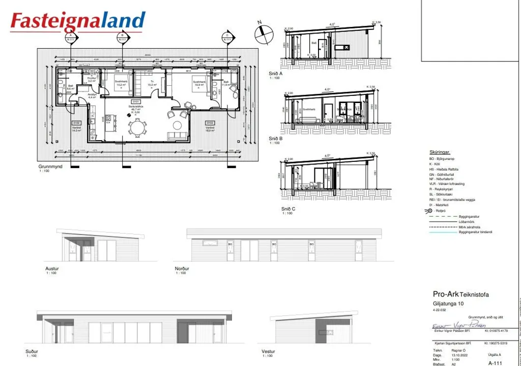 Maison 4 pièces à Selfoss