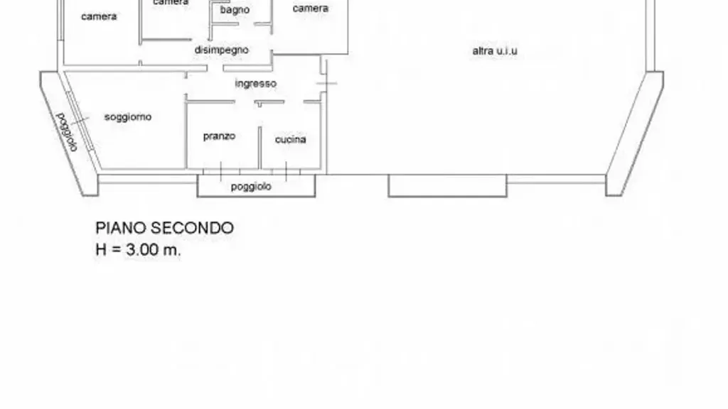 Plaan - Spacious Apartment with Three Balconies in Campagna Lupia