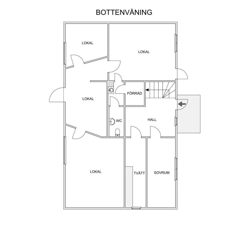 Plan - Two-Storey Villa with Garden in Central Location