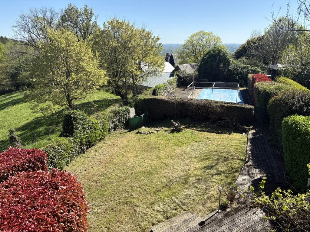 Aed - Renovated Stone House with Pool near Objat