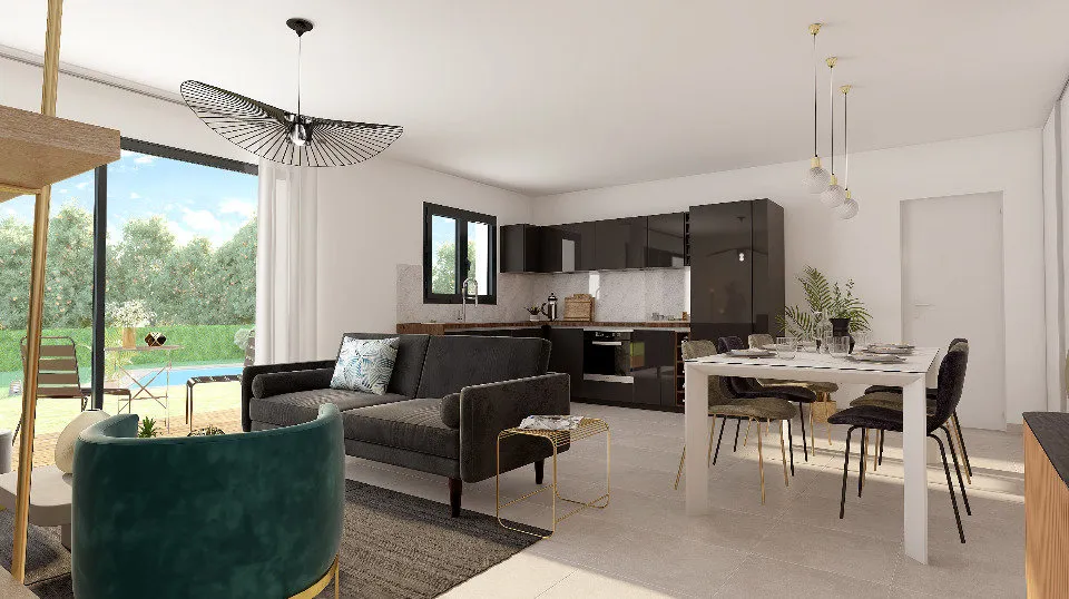 New Build House with Garden in Bretx
