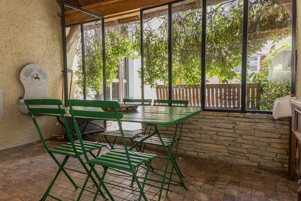 Terrasse - Propriété de Charme avec Piscine près de Pau