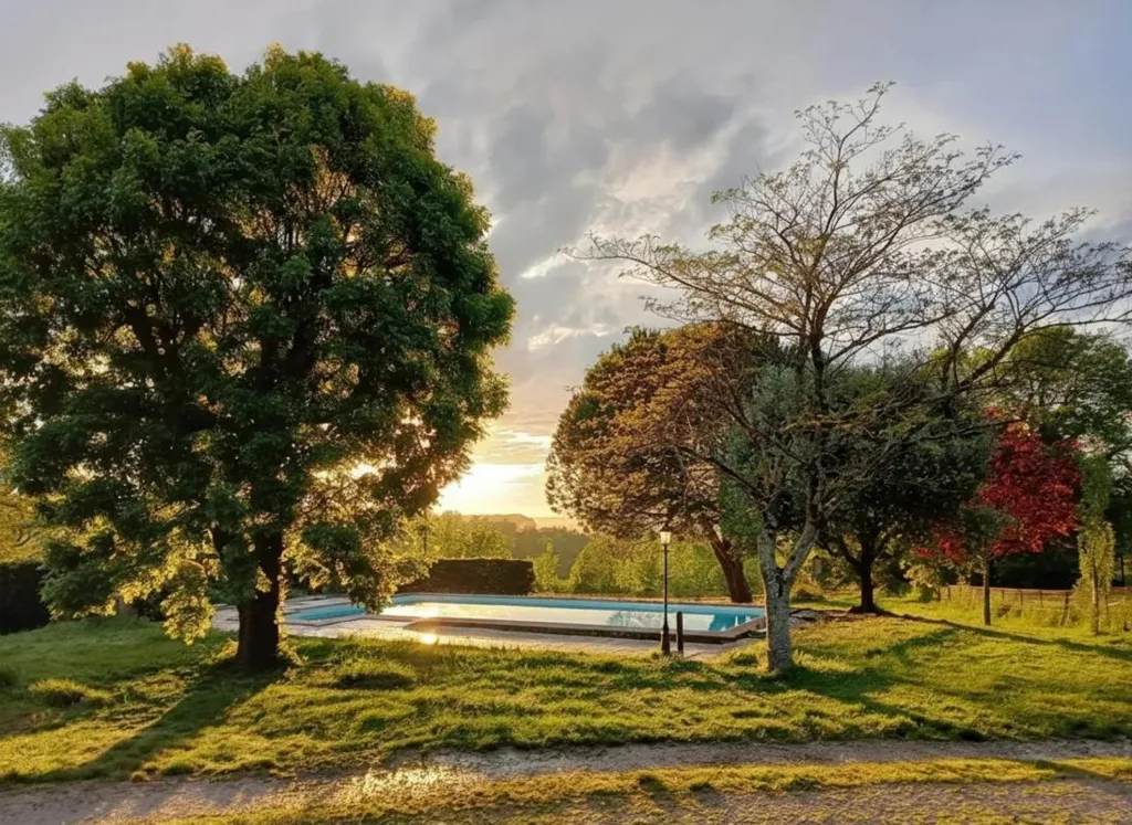 Piscine - Maison en Pierre avec Piscine à Gageac-et-Rouillac