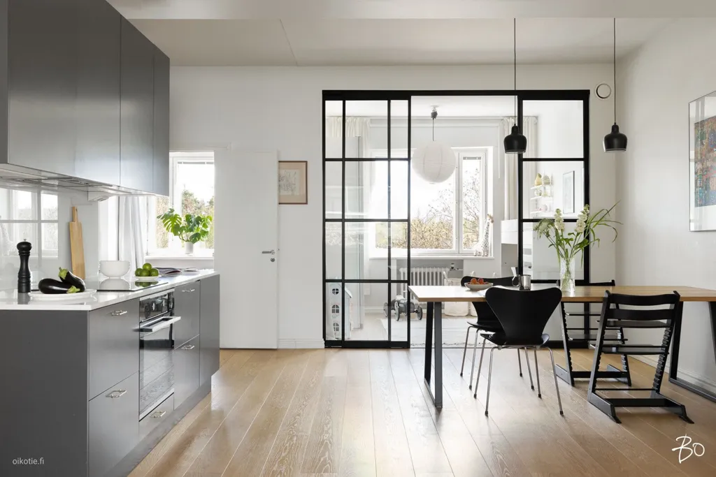 Söögituba - Modern Loft Apartment with Garden View in Taka-Töölö