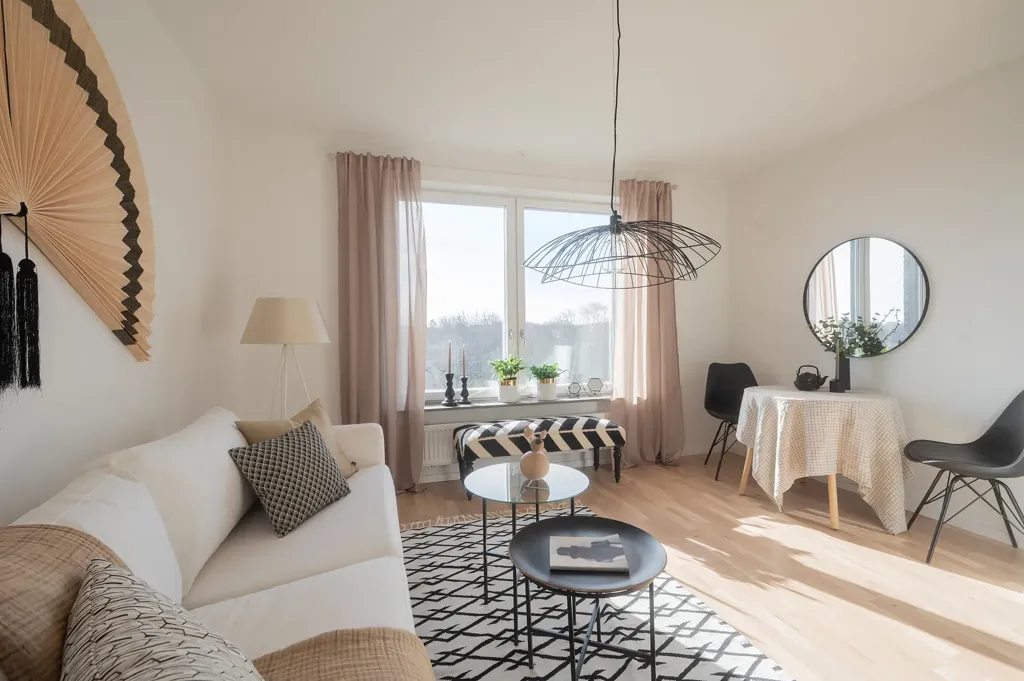 Séjour - Owner-Occupied Flat with Garden in Älvsjö