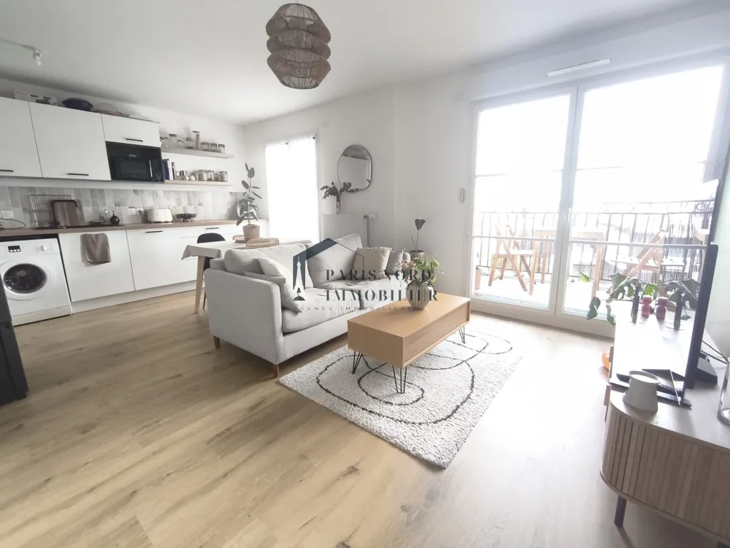 Soggiorno - Accessible 2-Bedroom Flat with Balcony in Le Blanc-Mesnil