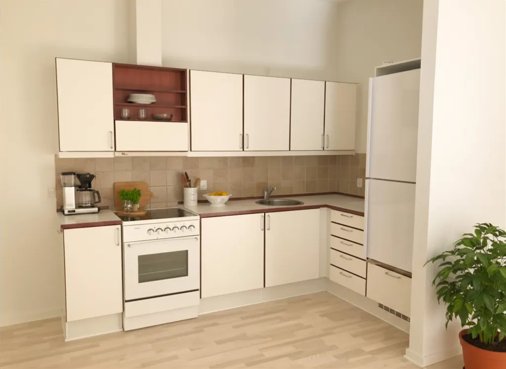 Köök - 2-Bedroom Flat with Pets Allowed in Kolding Centre