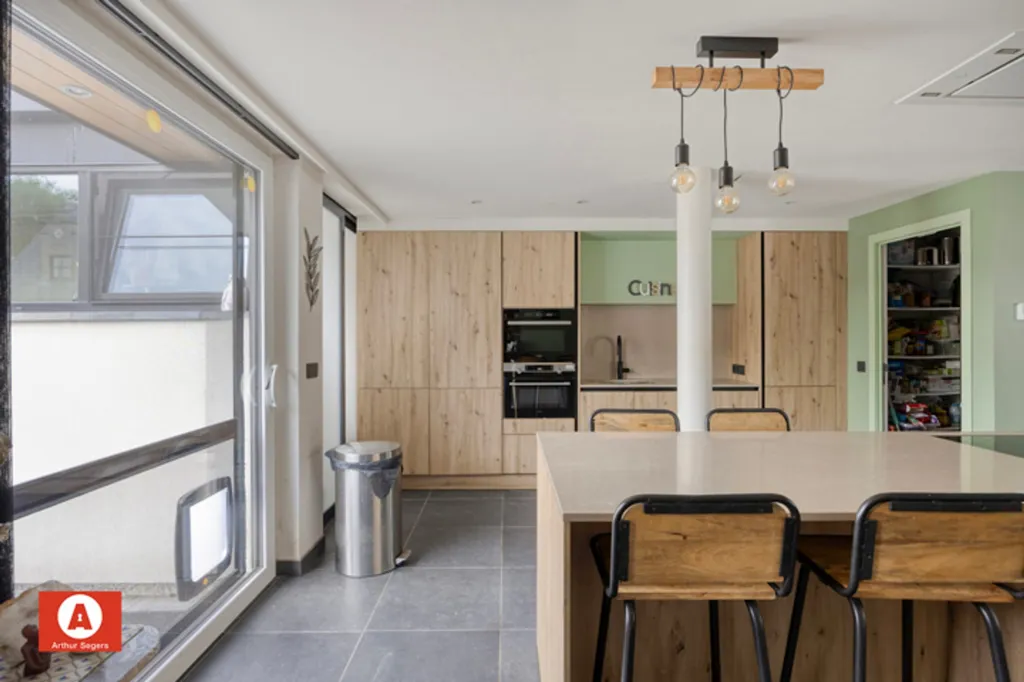 Köök - Energy-Efficient Half-Open Building in Peizegem