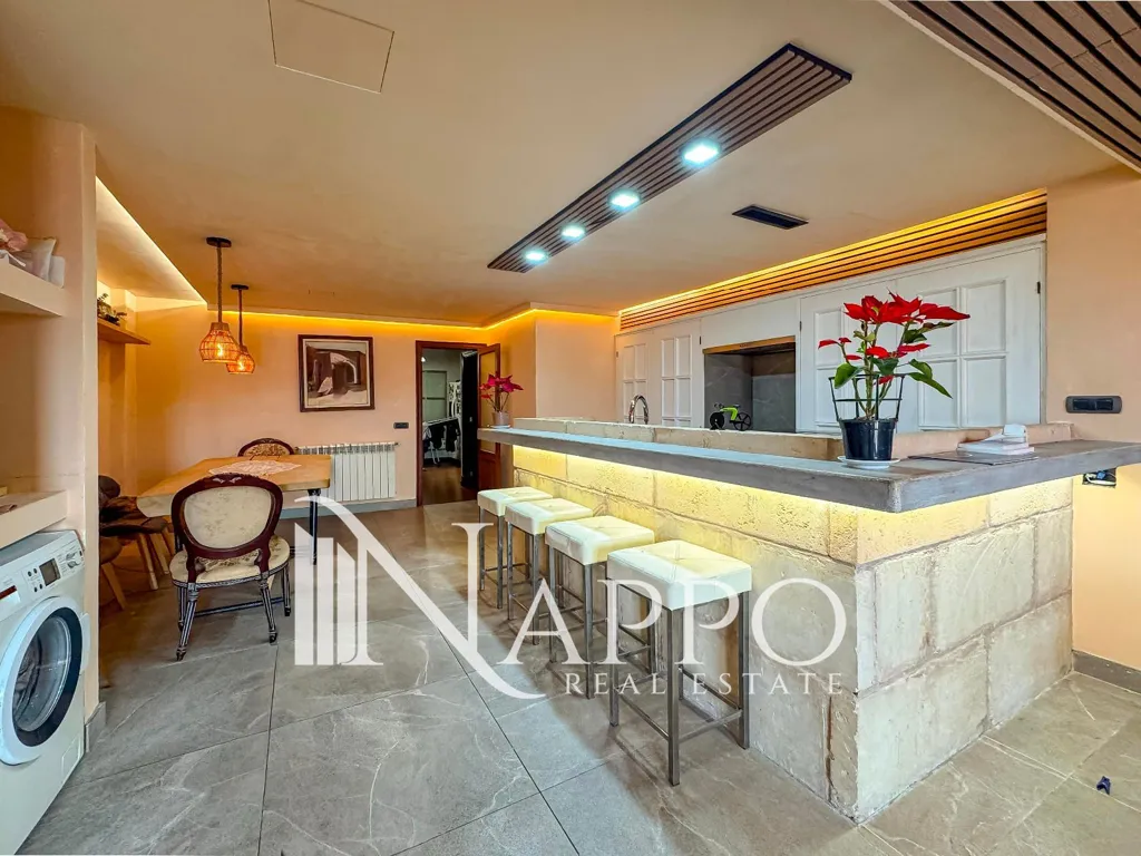 Cuisine - Terraced House with Pool in Pòrtol