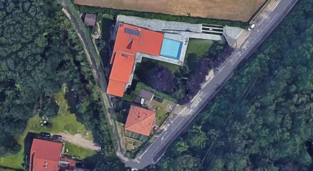 Vue aérienne - Contemporary Villa with Pool in Cassano Magnago