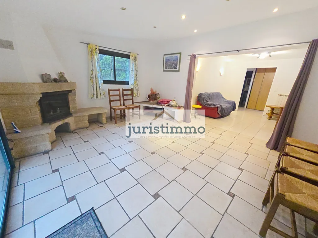 Living Room - Two-Home Property with Panoramic Pool in Uchaux