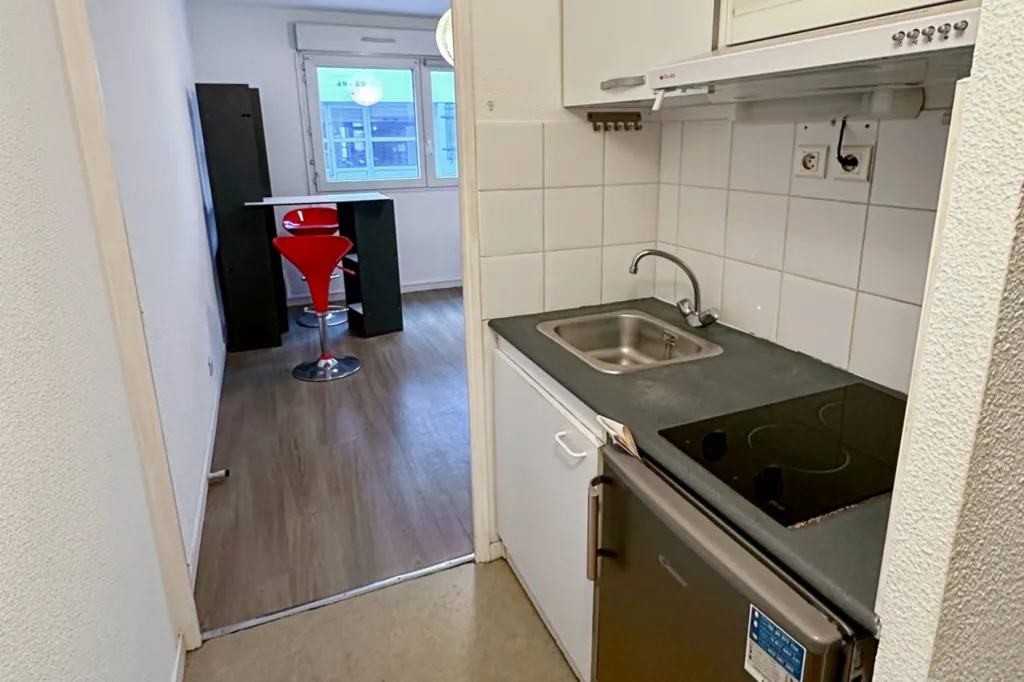 Köök - Studio with Parking in Bordeaux Centre