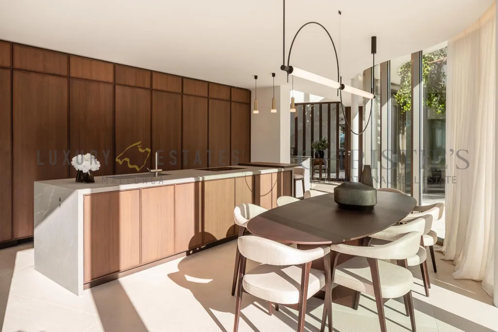 Kitchen - Contemporary Villa with Sea Views in Bendinat