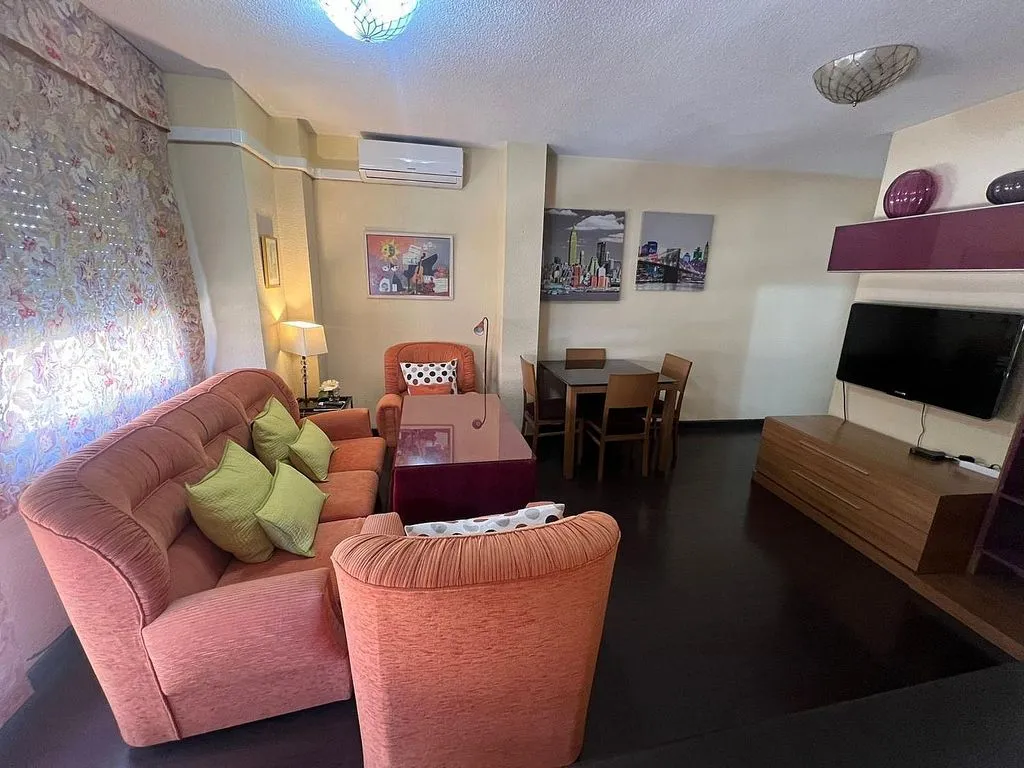 Séjour - Furnished Flat with Balcony in Millán de Priego