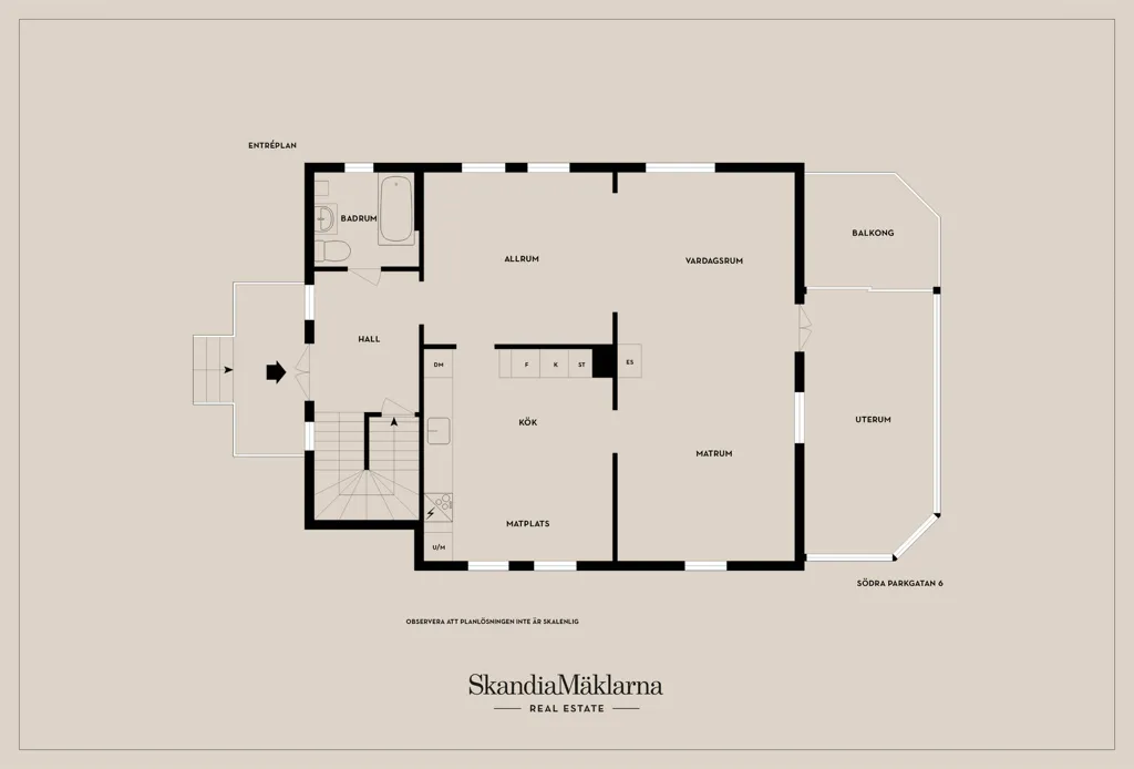 Plan - Charming 1911 Villa with Garden in Jönköping