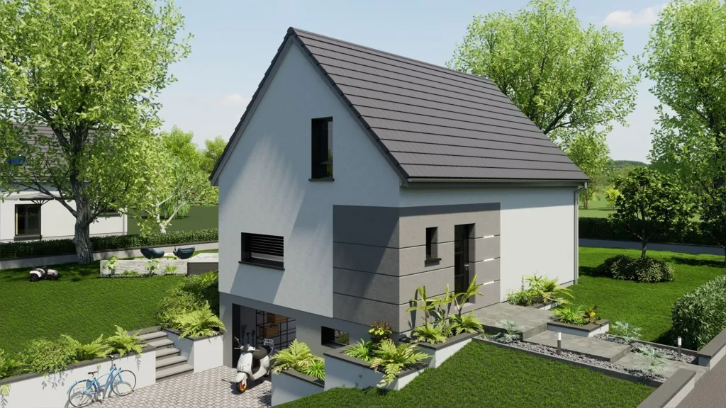 Contemporary House with Valley View in Fellering