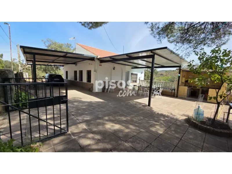 Terrass - House with Pool in Villaharta