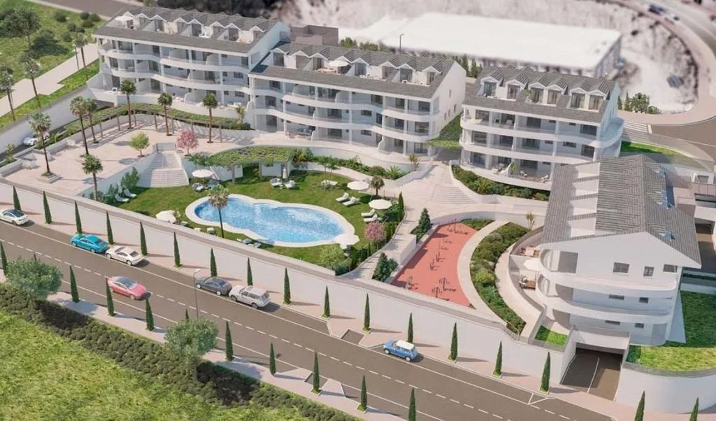 Vue aérienne - Luxury Flat with Sea View in Benalmádena