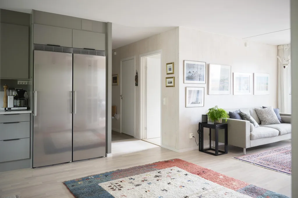 Cucina - Modern Flat with Two Balconies in Stockholm