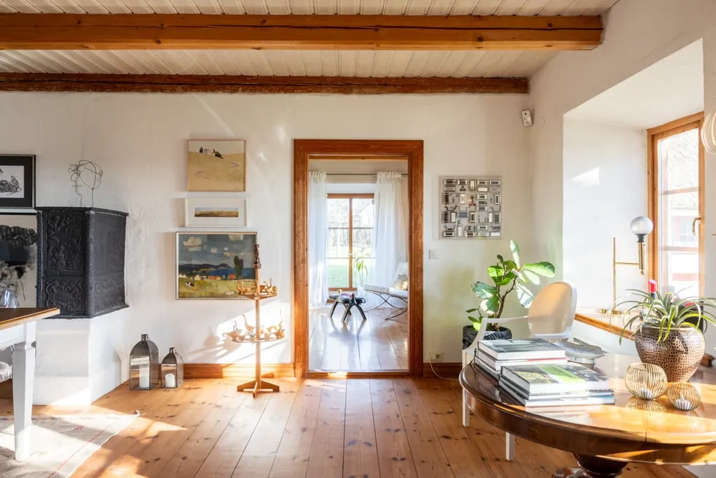 Söögituba - Scandi Farmhouse with Pool and Views in Ystad
