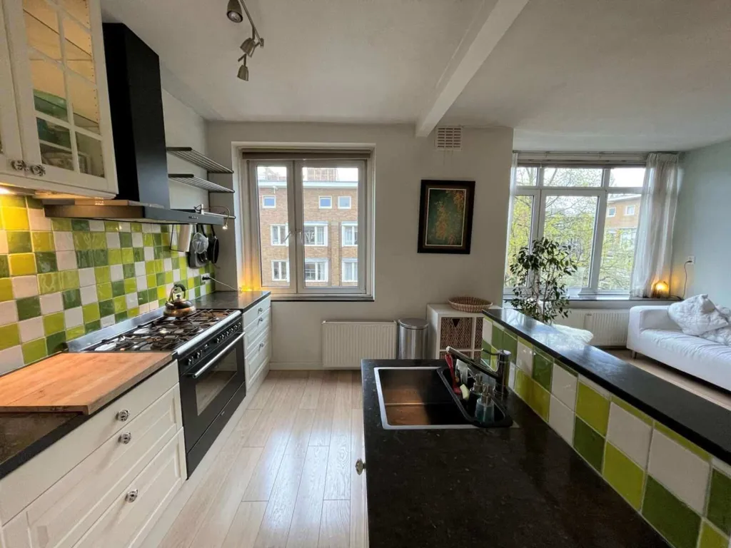 Cuisine - Furnished Apartment with Balcony in Amsterdam