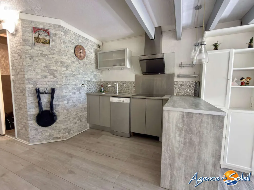 Cuisine - Appartement Duplex avec Piscine à Saint-Cyprien