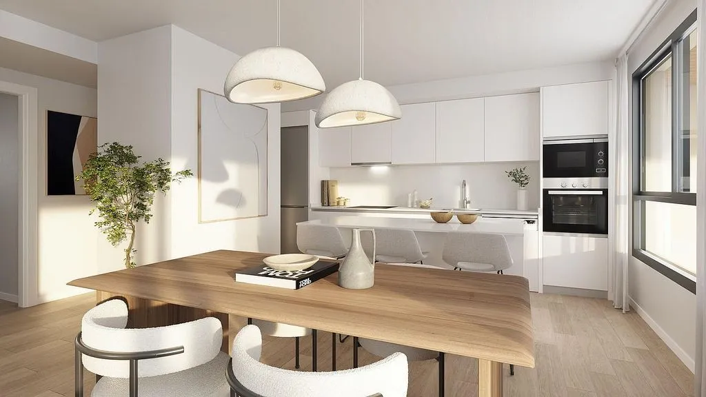 Söögituba - Penthouse with Pool in Calpe