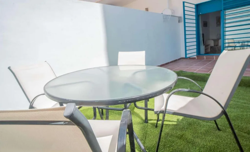 Terrasse - 1-Bed Apartment with Pool in Benalmádena